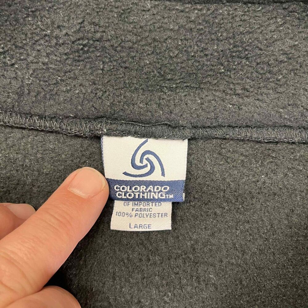 Delta Gamma Alabama Women’s Large Black Fleece Pullover Colorado Clothing Cozy - Picture 3 of 7